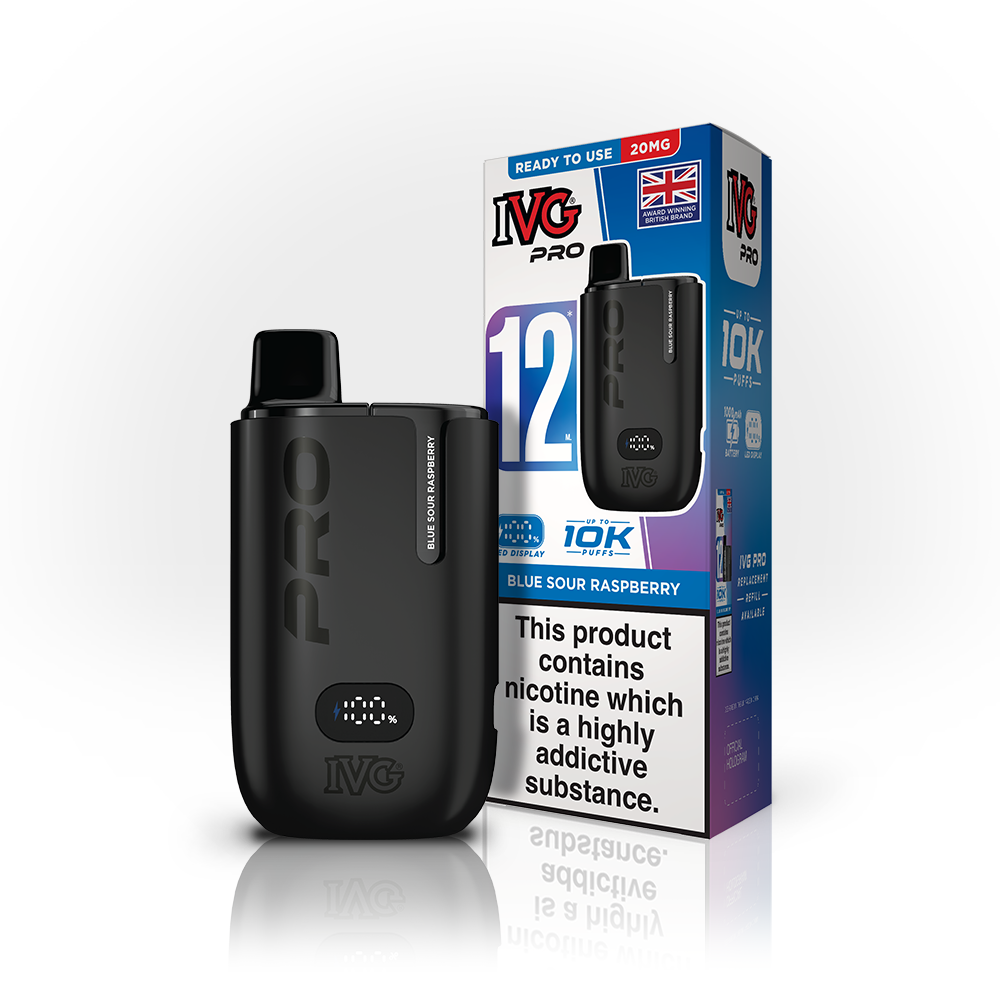 IVG Pro 12ml Blue Sour Raspberry Thumbnail Blue Sour Raspberry - Image 1