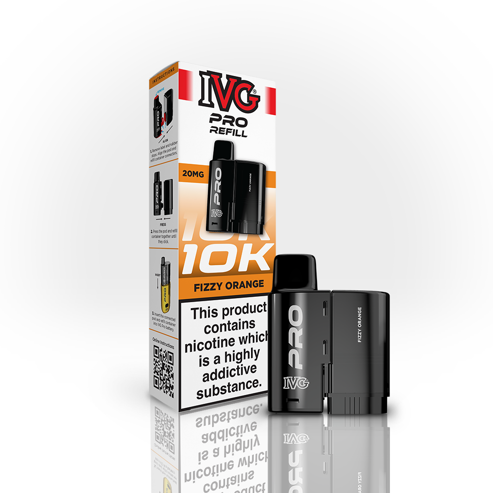 UK IVG PRO REFILL Thumbnail Fizzy Orange Fizzy Orange - Image 1